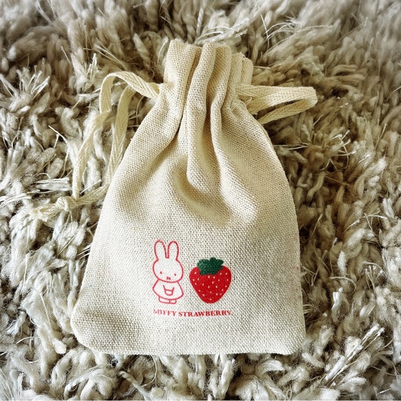 Other - Miffy strawberry bag mini Kinchaku kawaii